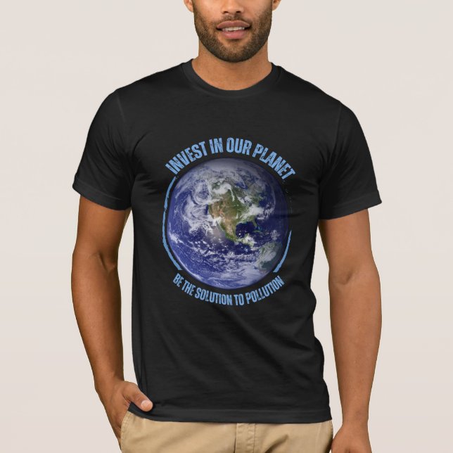 Moderner Mutter Erde Tag T-Shirt (Vorderseite)