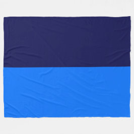 Moderner, nahtloser, hellblauer, tiefer Marinefarb Fleecedecke