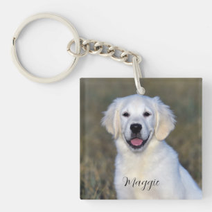 Moderner Name des Fotos Schlüsselanhänger