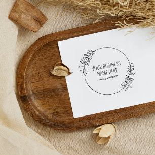 Moderner Name für Blumengeschäfte Gummistempel