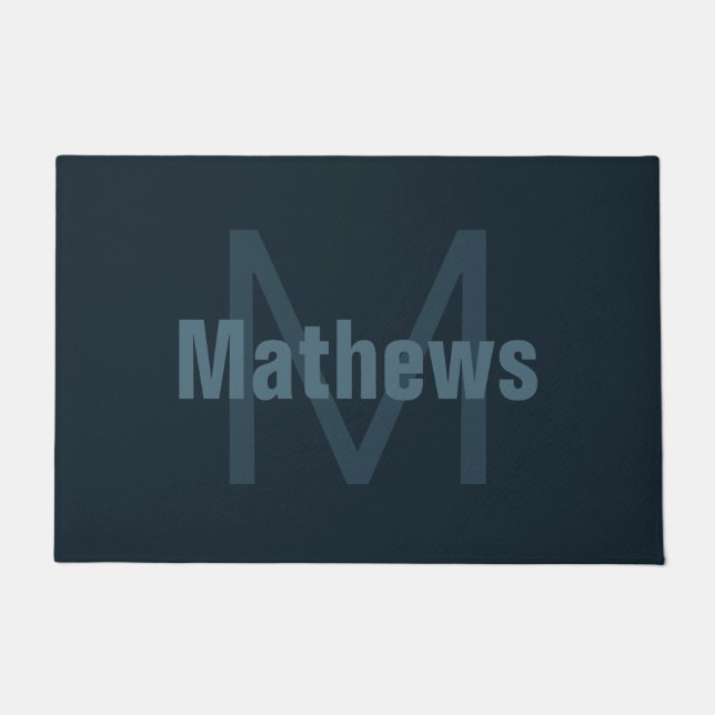 Moderner Name Fußmatte (Vorderseite)