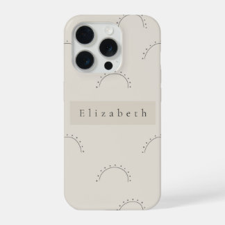 Moderner Name iPhone 15 Pro Hülle