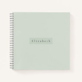 Moderner Name Notizbuch
