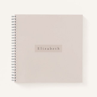 Moderner Name Notizbuch