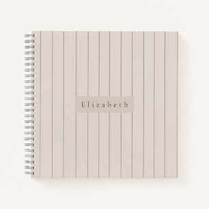 Moderner Name  Notizbuch