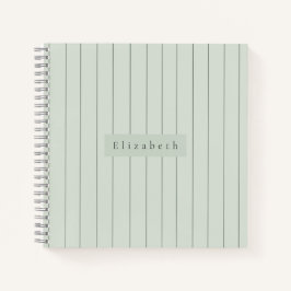 Moderner Name  Notizbuch