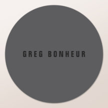 Moderner Name oder anderes Texttemplate | Dunkelgr