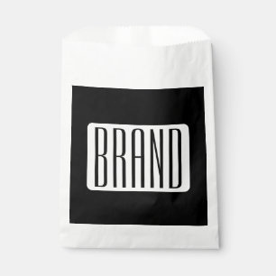 Moderner Name oder bearbeitbarer Markenname für Un Geschenktütchen