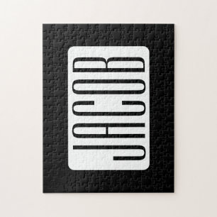 Moderner Name oder bearbeitbarer Markenname für Un Puzzle