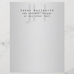Moderner Name und Slogan Grau Gradient