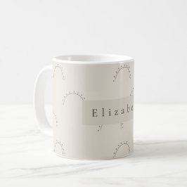 Moderner Namensbecher  Kaffeetasse