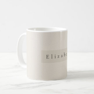 Moderner Namensbecher Kaffeetasse