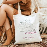 Moderner Nautic Cowgirl Junggeselinnen-Abschied Tragetasche<br><div class="desc">Moderner Junggeselinnen-Abschied an der Küstenstadt Tote Bag</div>