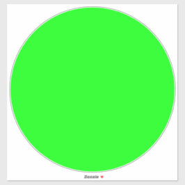 Moderner Neon-grüner Bildschirm hell Grosser Fußbo Aufkleber