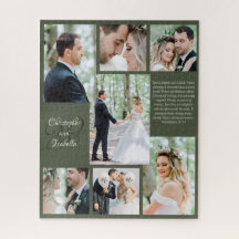 Moderner, neu verheirateter Text mit Monogram-Name