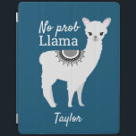 Moderner niedlicher NO Prob Llama mit dem Namen bl iPad Hülle<br><div class="desc">Moderner Niedlicher NO Prob Llama mit Name Blue iPad Smart Cover Mit dem modernen Niedlichen NO Prob Llama mit Name Blue iPad Smart Cover eine Touch Spaß und Persönlichkeit zu Ihrem iPad hinzufügen. Mit einer spielerischen Lama-Illustration und dem humorvollen Zitat "NO prob Llama"-Set vor dunkelblauem Hintergrund verbindet dieses iPad Cover...</div>