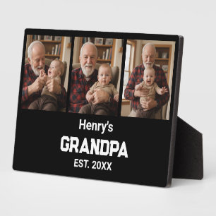 Moderner Opa Est. Name Jahr 3 Foto  Fotoplatte
