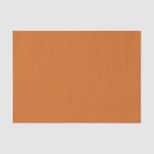 Moderner Orange Herbst Seidenpapier (Vorderseite)