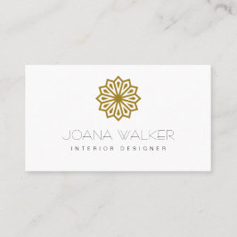 Moderner orientalischer Senfdesigner Visitenkarte