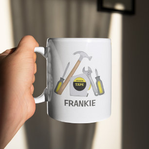 Moderner Papa Einfaches Werkzeug Männer Reparieren Kaffeetasse