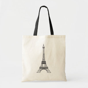 Moderner Pariser Eiffelturm Paris Französisch Tragetasche