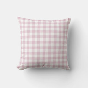 Moderner Pastel Lila Gingham Pattern Karo Kissen