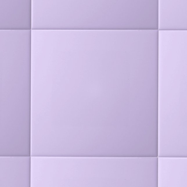Moderner Pastel Solid Color Soft Lavendel Fliese (Von Creator hochgeladen)