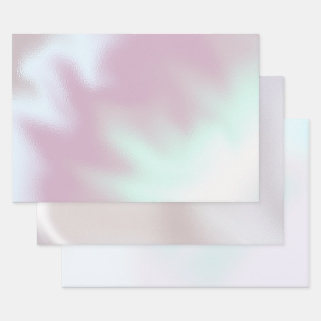 Moderner Pearl-Hintergrund Geschenkpapier Set (Set)