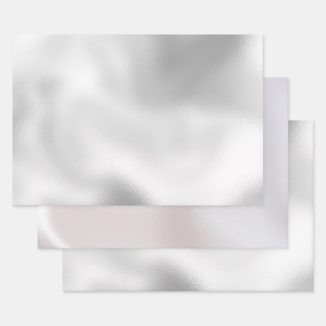 Moderner Pearl-Hintergrund Geschenkpapier Set (Set)