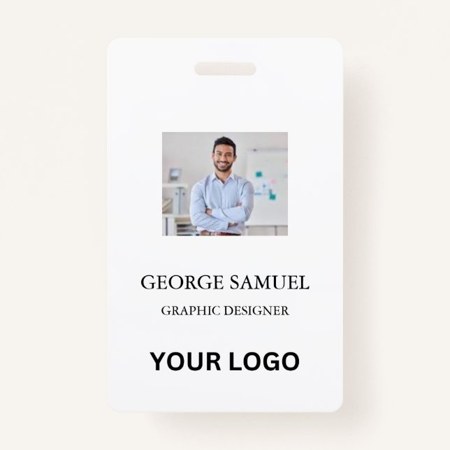 Moderner Personalausweis | Kundenspezifische Firme Ausweis (Vorderseite)