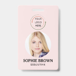 Moderner Personalausweis | Minimalistischer Geschä Ausweis