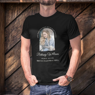 Moderner Personalisiert Arch Foto Memorial T - Shi T-Shirt