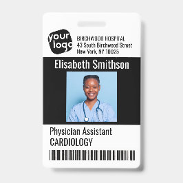 Moderner Personalisierter Arzt Assistenzausweis Ausweis