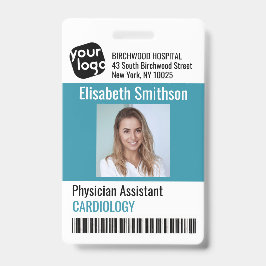 Moderner Personalisierter Arzt Assistenzausweis Ausweis