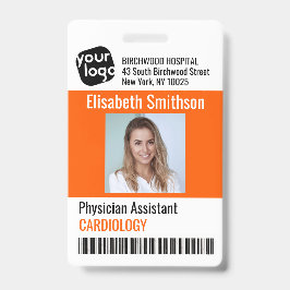 Moderner Personalisierter Arzt Assistenzausweis Ausweis