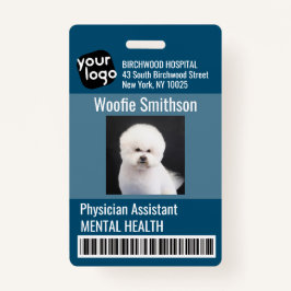 Moderner Personalisierter Arzt Assistenzausweis Ausweis