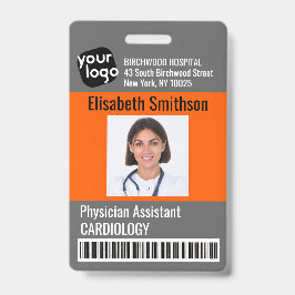 Moderner Personalisierter Arzt Assistenzausweis Ausweis