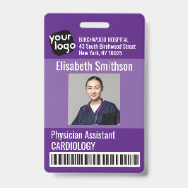 Moderner Personalisierter Arzt Assistenzausweis Ausweis