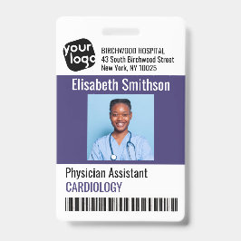 Moderner Personalisierter Arzt Assistenzausweis Ausweis