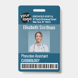 Moderner Personalisierter Arzt Assistenzausweis Ausweis