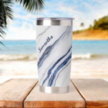 Moderner Personalisierter cremefarbener Marmor