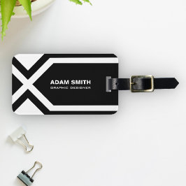 Moderner personalisierter gepäckanhänger
