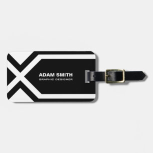 Moderner personalisierter gepäckanhänger