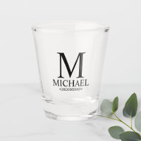 Moderner Personalisierter Monogramm- und Name-Trau