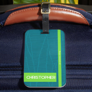 Moderner Personalisierter Name Gepäckanhänger