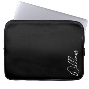 Moderner Personalisierter Name Notebook-Sieb Laptopschutzhülle