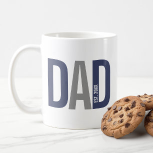 Moderner Personalisierter Navy-Vater etabliert Kaffeetasse