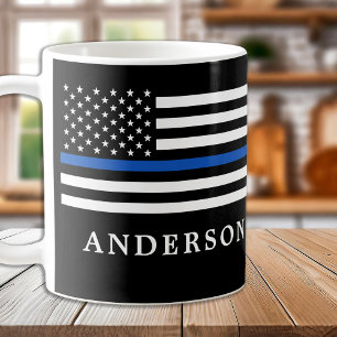 Moderner Personalisierter Polizeibeamter für Thin  Kaffeetasse