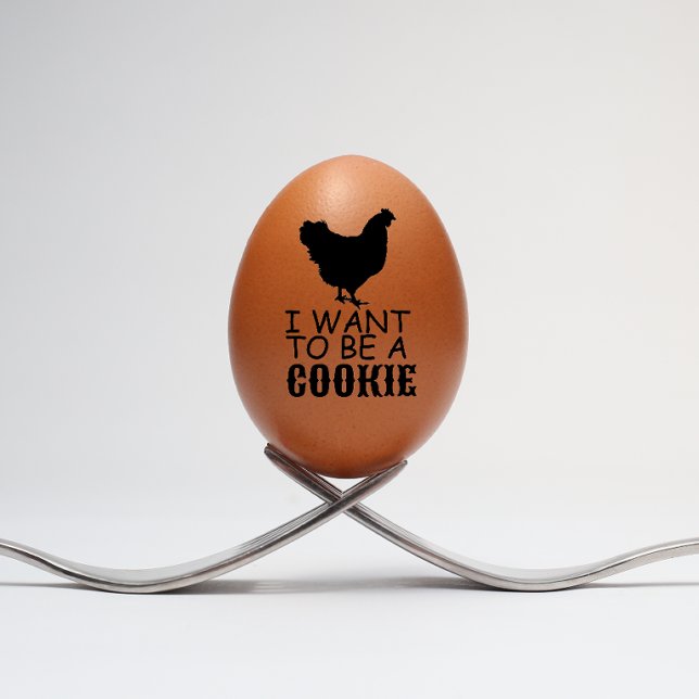 Moderner Personalisierter Rustikaler Hühner für Ei Gummistempel (PERSONALIZED CHICKEN QUOTE FOR CHICKEN LOVERS)