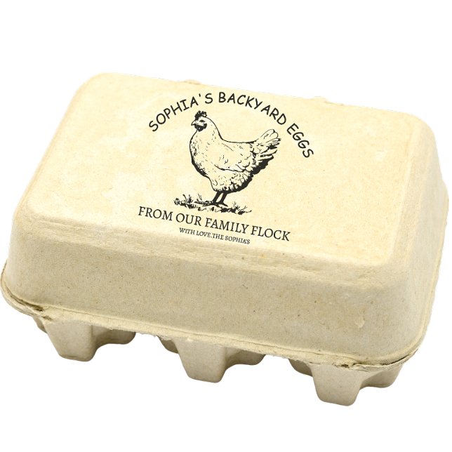 Moderner Personalisierter rustikaler Name mit Lieb Gummistempel (Customized family farm business name )